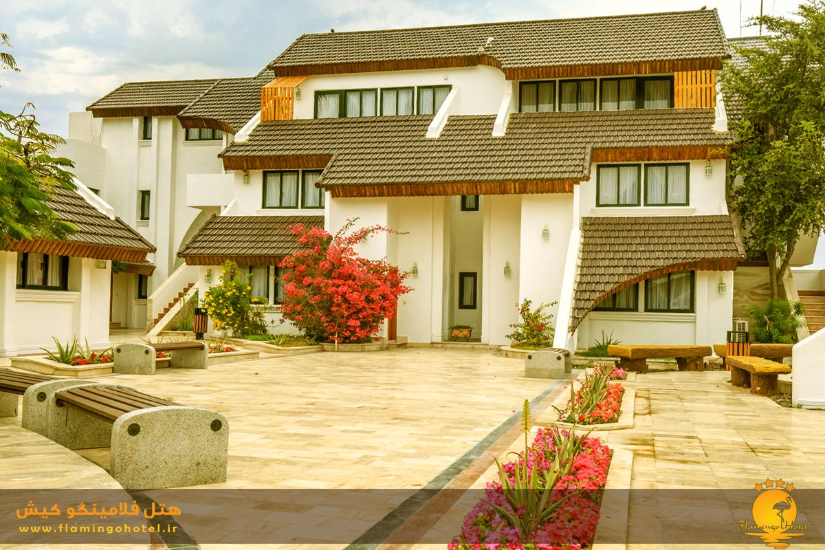 محوطه هتل فلامینگو کیش